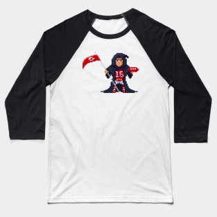 grim reaper 8 bit Baseball T-Shirt